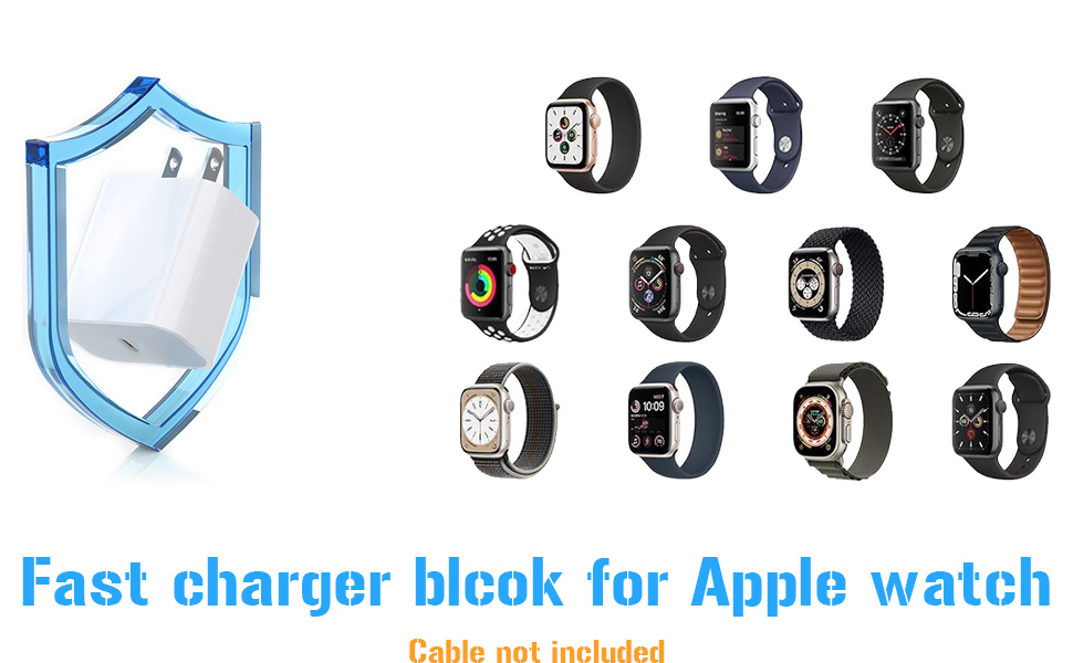 usb c charger block for apple iwatch series
