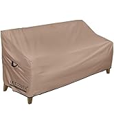 ULTCOVER Waterproof Outdoor Sofa Cover - Heavy Duty Patio Bench Covers 58W x 28D x 35H inch