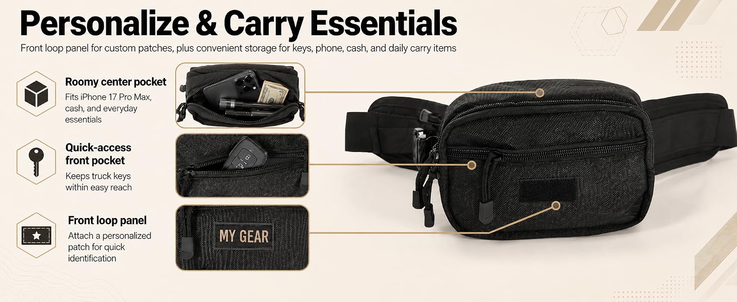 waist bag pocket