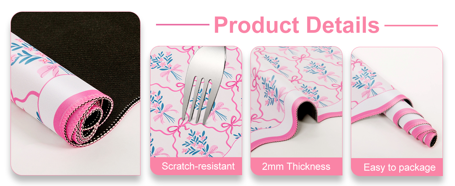 mouse pad pink