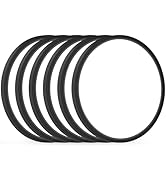 Brightever 12 Inch Black LED Flush Mount Ceiling Lights, 28W 3200LM, Ultra Thin 0.67 Inch Close t...