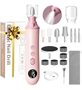 Ccigedy Cordless Electric Toe Nail Grinder for Thick Toenails with LCD Lamp | 15 Adjustable Speed...
