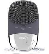 Facial Cleansing Brush, 3-in-1 Electric Silicone Face Scrubber, Vibrating Massager, IPX7 Waterpro...