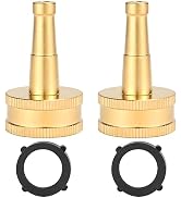 2 Pack Sweeper Nozzle for Garden Hose, 2" Hose jet nozzle with 3/4-Inch Hose Thread Inlet