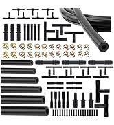6PCS 5Ft Silicone Vacuum Hose Automotive Kit,ID 3/8",5/16",1/4",3/16",5/32",1/8" Vacuum Lines Aut...