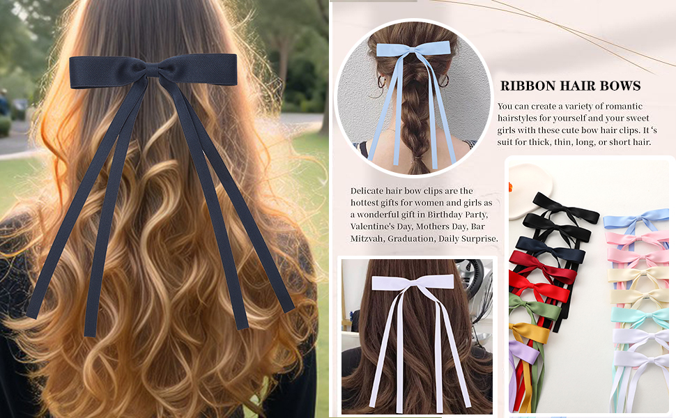 hair bows for womens