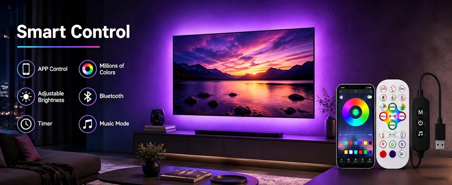 Smart TV LED Backlight Control System