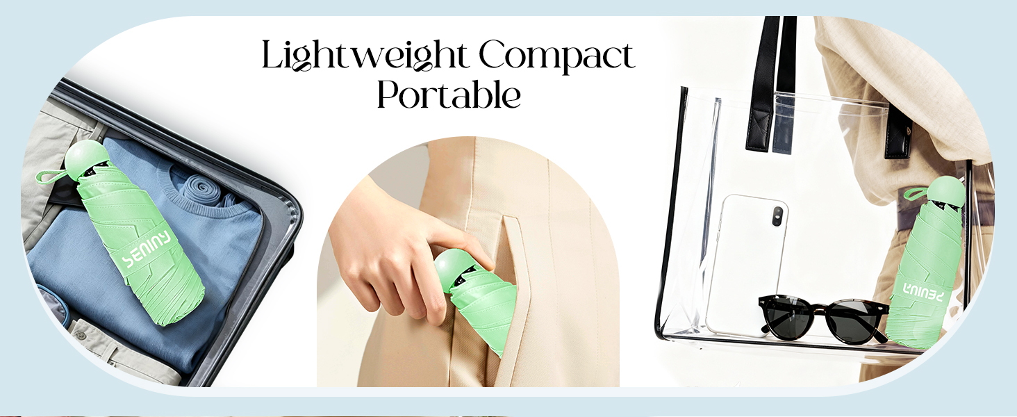 Mini Portable Travel Umbrella with Case