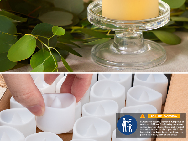 Color Changing Tea Lights Candles Battery Operated