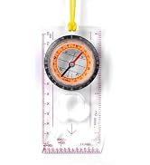 Orienteering Hiking Backpacking Compass Advanced Scout Camping and Kids Scout Compass for Map Rea...