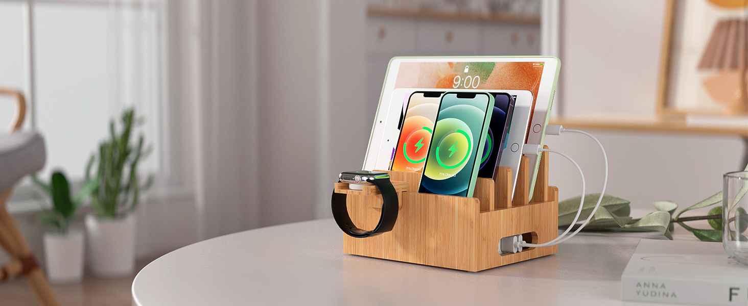 Pezin & Hulin Bamboo Charging Stand