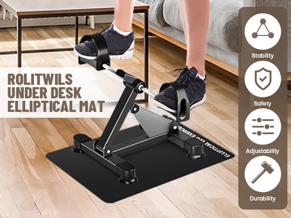 Under Desk Elliptical Mat