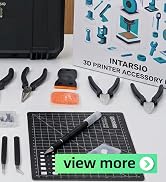 59pcs 3D Printer Tools Kit with Hard Case, 3D Printer Accessories incl Deburring Tool, Digital Ca...