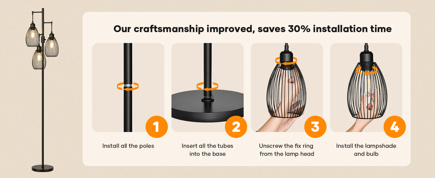 modern black floor lamp