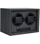 Mcbazel Double Watch Winder for Automatic Watches, Dual Watch Winder Box with 5 Modes, Quiet Moto...