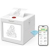 PhoSwift AI Mini Printer-Smart Voice Printer with Screen Thermal Inkless Pocket Mini Photo Printe...