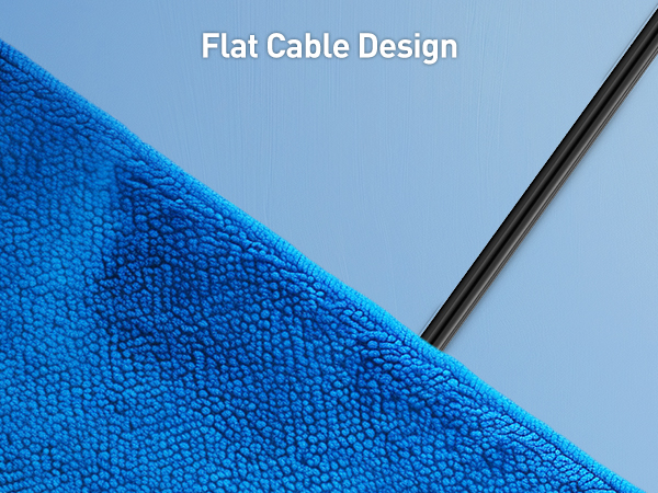 360° Rotating Flat Plug Short Extension Cord