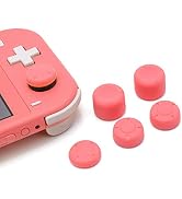 Switch lite Coral Thumb Grips, Switch lite Coral Accessories, Joystick Caps for Nintendo Switch L...