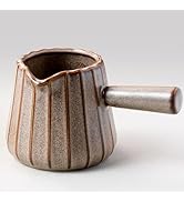 YHOJOY Espresso Cup, Ceramic Espresso Measuring Cup with Handle, Expresso Shots Cups with Spout, ...