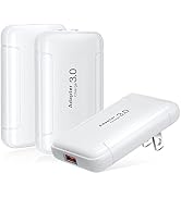 Flat USB Wall Charger, Costyle 3 Pack 18W Quick Fast Charge 3.0 Slim USB Wall Plug Adapter Fast C...