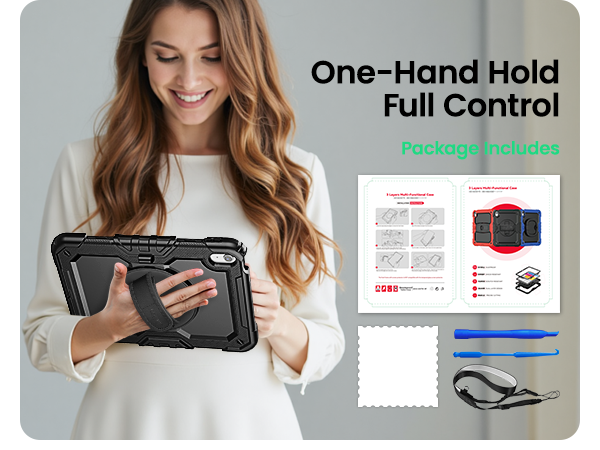 ipad A2696 case ipad A2757 case iPad A2777 case ipad a16 case with screen protector