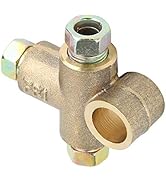 Car Brake Tee, 3-Way 10mm 1841PSI Alloy T-Shape Brake Line Tee Union 3 Male Nuts Short Union M10 ...
