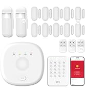 WiFi Wireless Home Security System - 17 Piece Smart Home & Business Alarm System, Expandable, Sta...