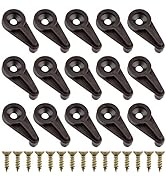 Morobor 50PCS Glass Retainer Clips Kit, 4mm Glass Clip Glass Cabinet Clips with Screws for Fixing...