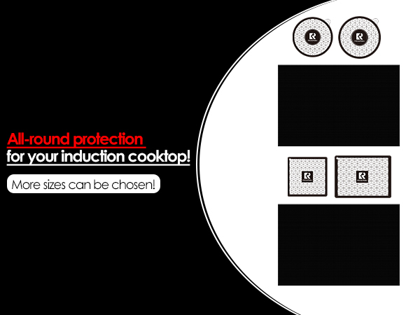 Large Induction Cooktop Protector Mat
