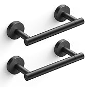 FORIOUS Toilet Paper Holder Wall Mount, Stainless Steel Rustproof Double Post Pivoting Tissue Rol...