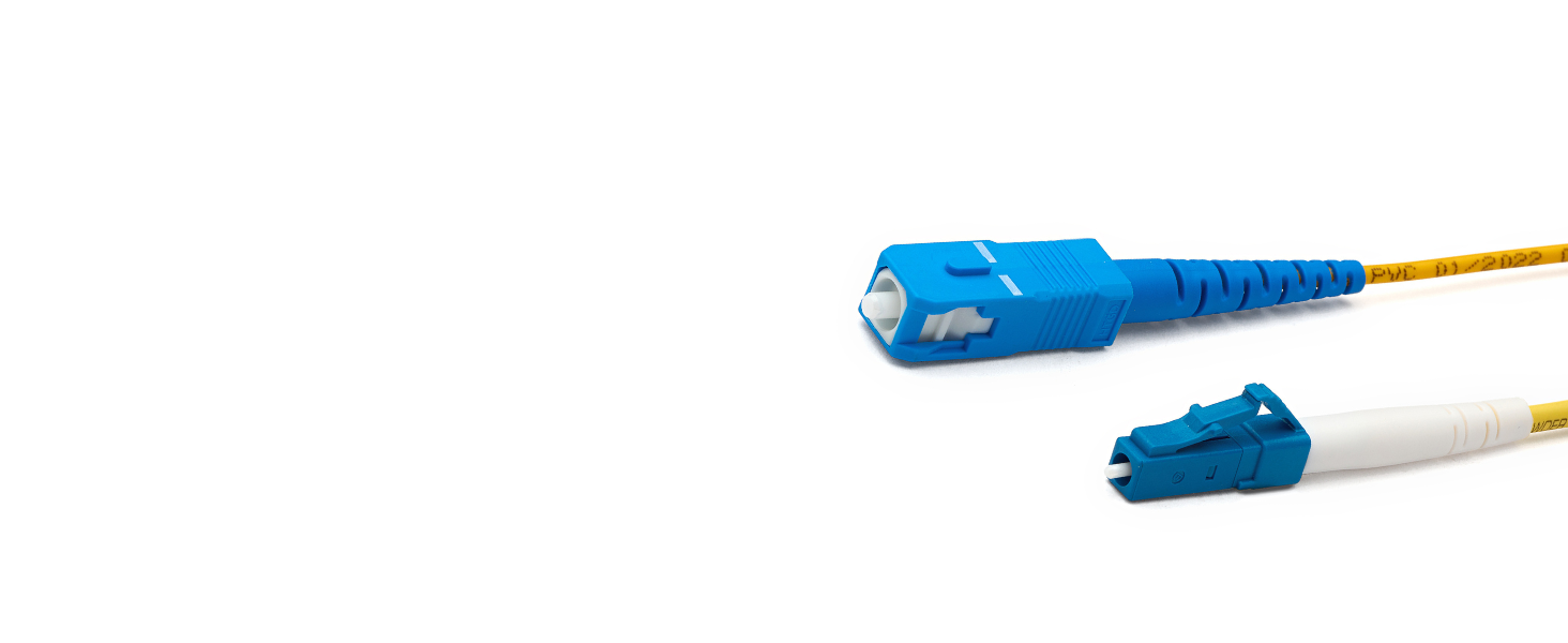 LC to SC UPC Simplex OS2 SM OFNR connectors