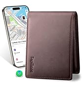 TopMade Mens Wallet with Smart Tracker, Genuine Leather Bifold Wallet with Apple Find My, 13 Card...