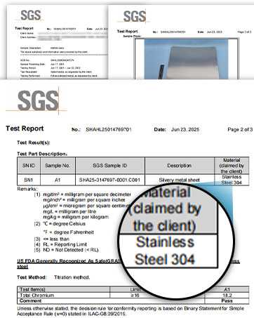 stainless steel 304