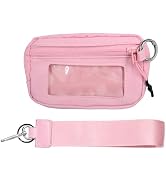 Casbomy The Iris' Wallet 2nd Gen, Wristlet Wallet for Women & Men, Modern Pink Nylon Waterproof W...