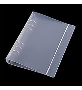 CYFUN DESIGN A5 6 Ring Binder Coveder with Snap Closure Button Storage Book Cover for 6 Hole Plan...