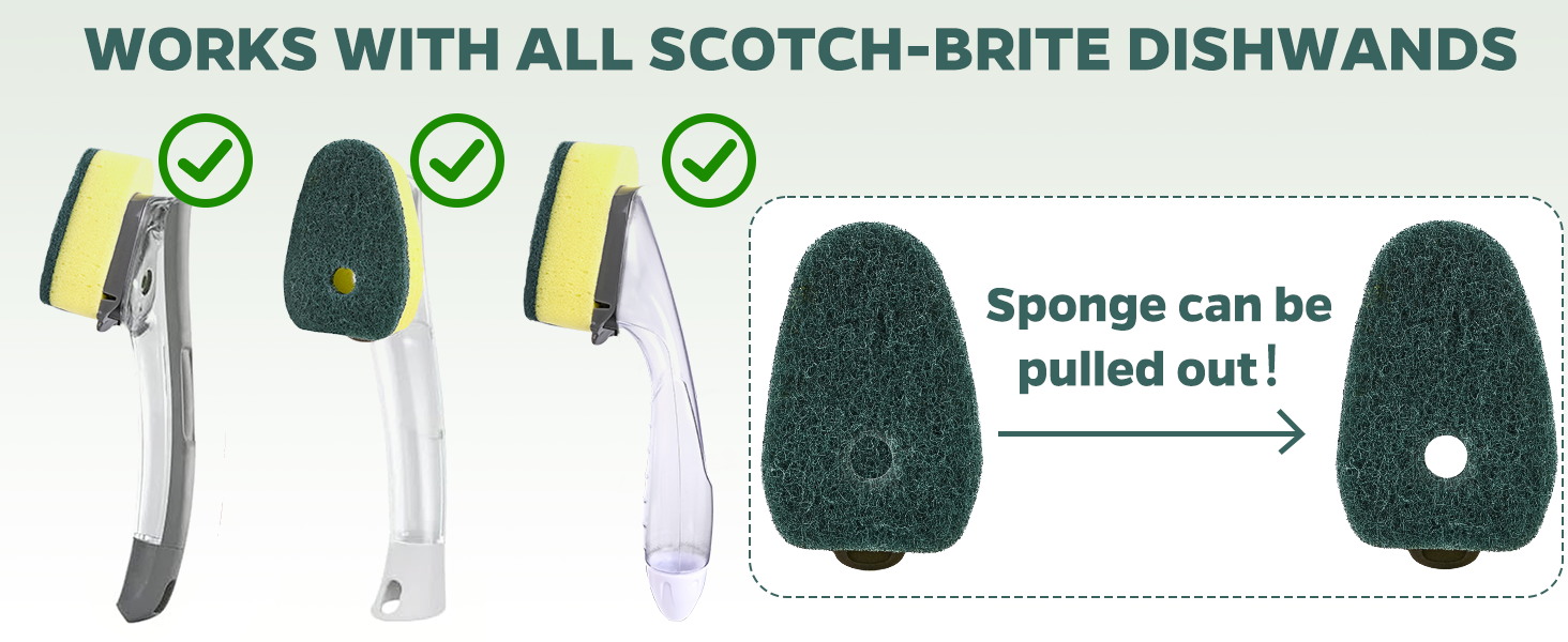dish wand sponge refills