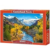 CASTORLAND 3000 Piece Jigsaw Puzzle, Autumn in Zion National Park, Nature and Landscape, USA