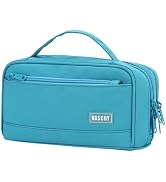 VASCHY Pencil Case, Large Cute Pencil Pen Pouch Organizer w Zippers Top Handle School Supplies fo...