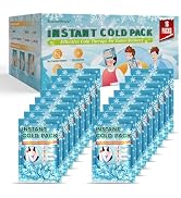 16 Packs Instant Cold Pack for Large Size (5.9" x 8.6") - Disposable First Aid Ice Packs for Inju...