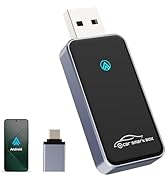 Yomikoo Wireless Android Auto Adapter, Plug & Play Dongle for Android11+ Phones, Wired to Wireles...