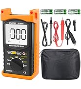 BTMETER BT-6688B Megohmmeter 200 Gig Ohm Digital Insulation Resistance Tester, 500V/1kV/2.5kV/5kV...
