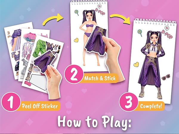 K-pop Sticker dress up