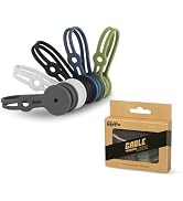 Xuuza Cord Ties 10-Pack, Silicone Cord Organizer Magnetic Cord Holder Strap Winder Rubber Magnet ...
