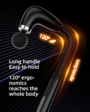 Long handleEasy to hold 120° ergo-nomicsreaches the whole body