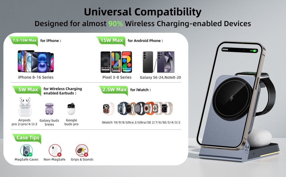 iphone 16 charging station,charging station for apple devices,iphone 16 wireless charger