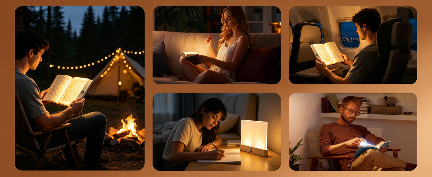 LED Book Light and Night Light 2 in 1