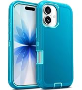 Jelanry Case for iPhone 17 5G 6.3-inch, Heavy Duty Rugged & Dual-Layer Shockproof Dropproof Prote...