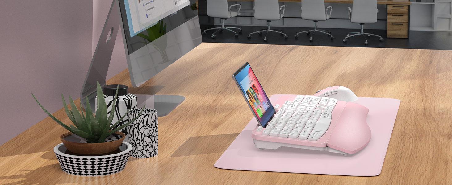 ergonomic keyboard and mouse