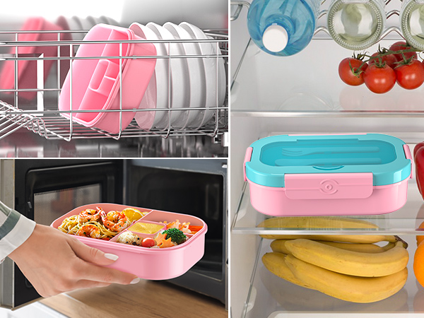 Microwave safe lunch box