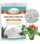 Legigo 2 Quarts Organic Horticultural Perlite for Plants Indoor- Natural Horticultural Soil Addit...
